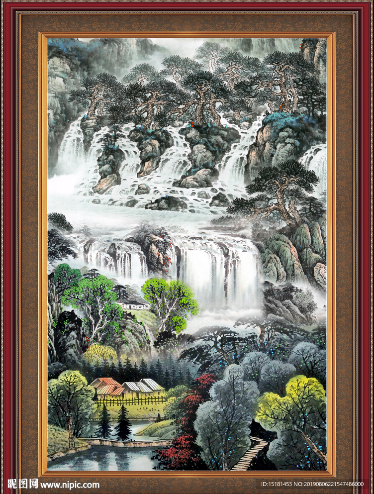 聚宝盆山水