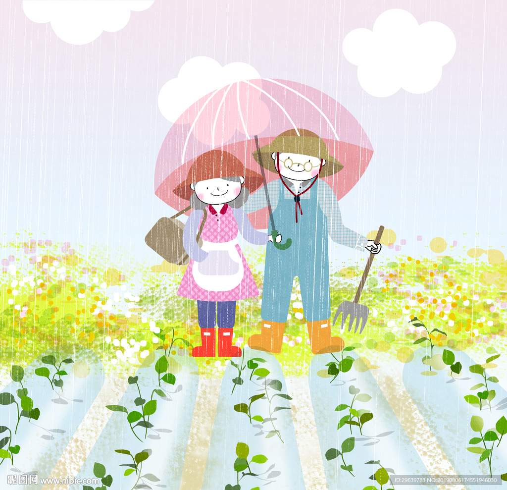 下雨天|插画|儿童插画|胡狐狸HuLi - 原创作品 - 站酷 (ZCOOL)