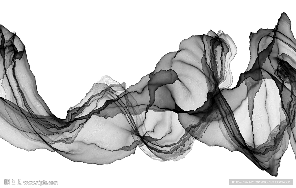中式水墨线条山水设计图__绘画书法_文化艺术_设计图库_昵图网nipic.