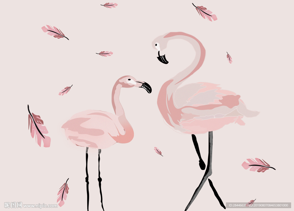 卡通儿童房背景墙