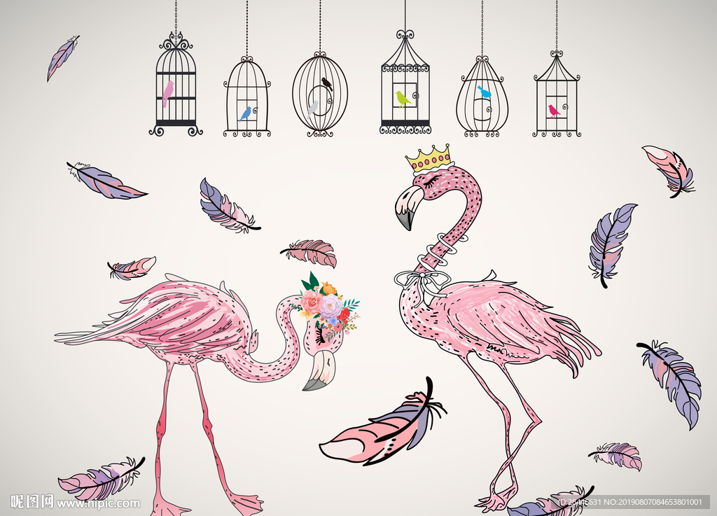 卡通儿童房背景墙 卡通 儿童房