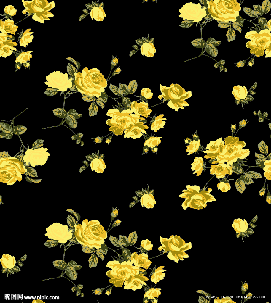 矢量黄花 鲜花