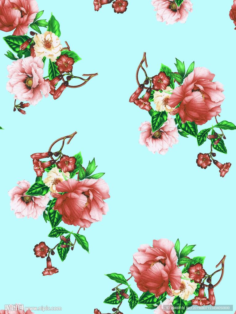 彩色大花 鲜花