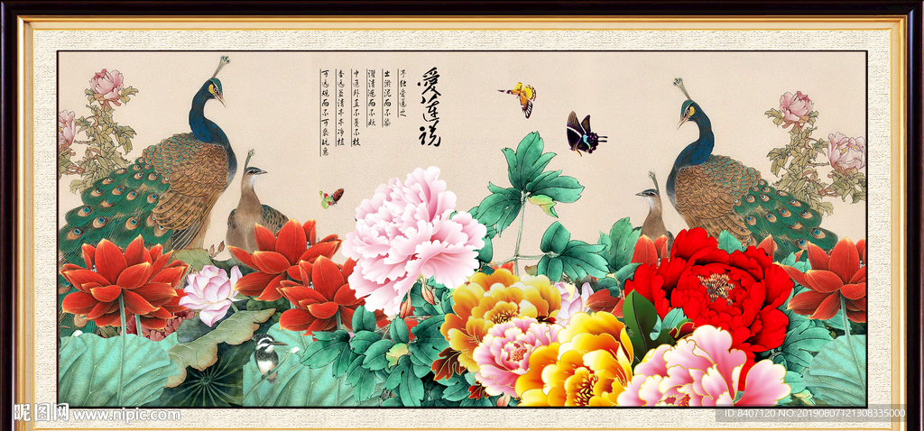 孔雀牡丹