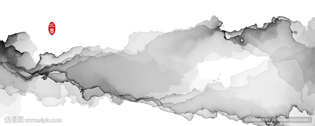 意境水墨山水装饰画