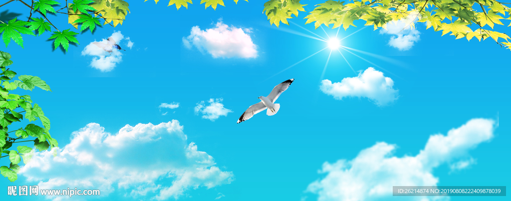 蓝天白云