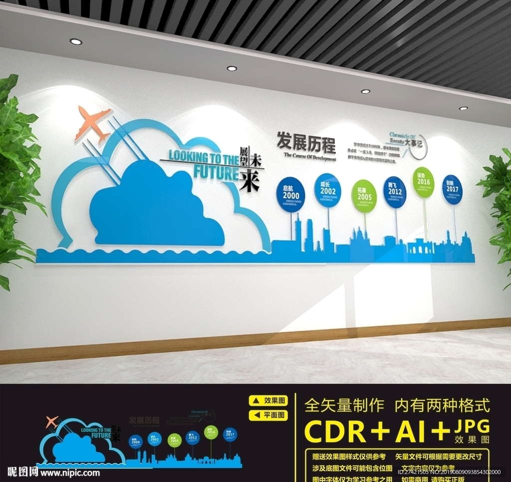 发展历程 企业文化墙