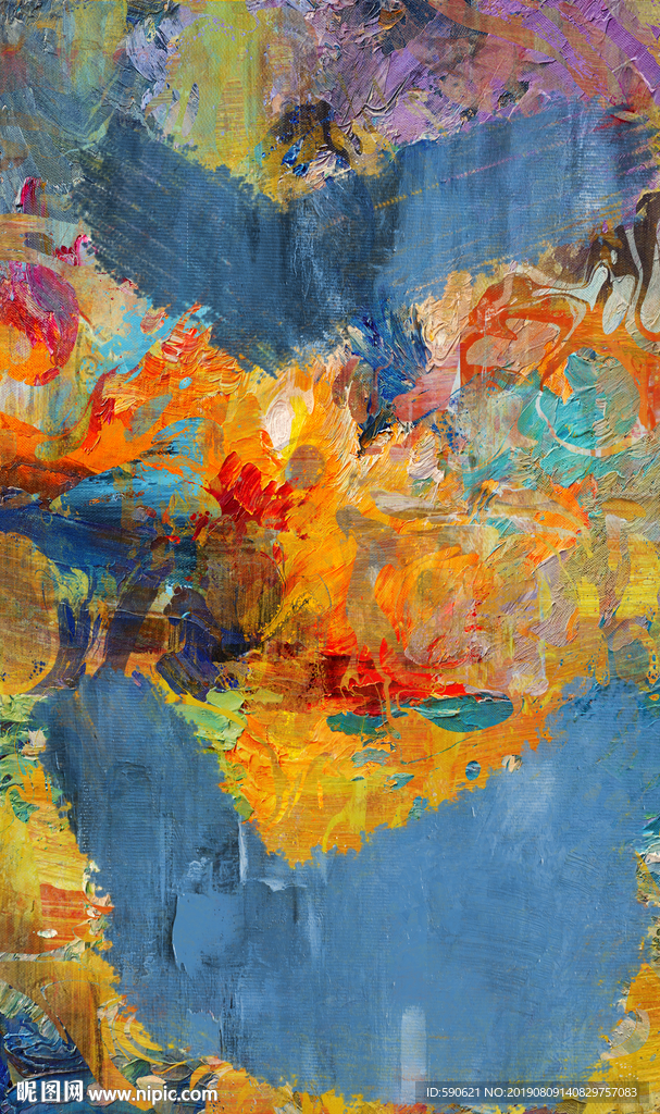 抽象油画