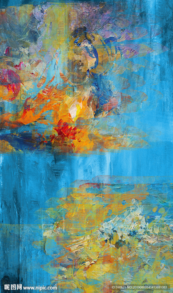 抽象油画