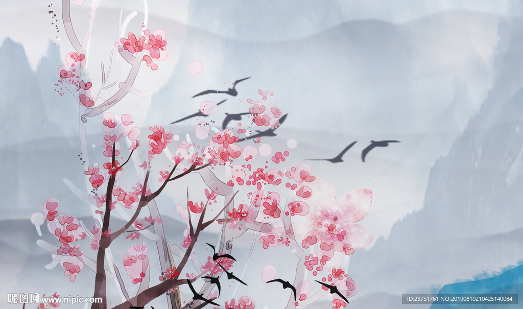 抽象山水
