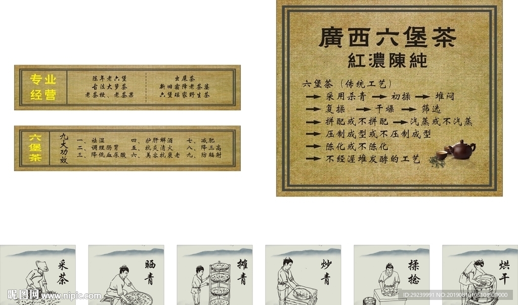 六堡茶制作工艺