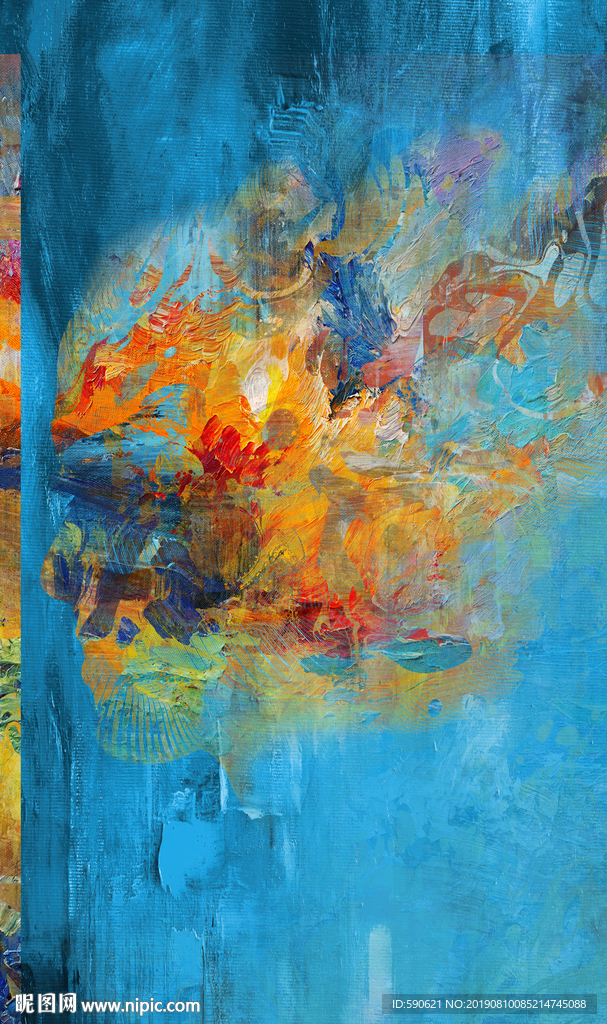 抽象油画