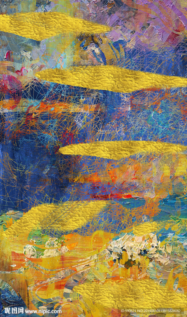 抽象油画