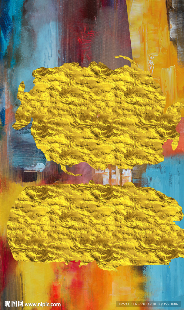 抽象油画