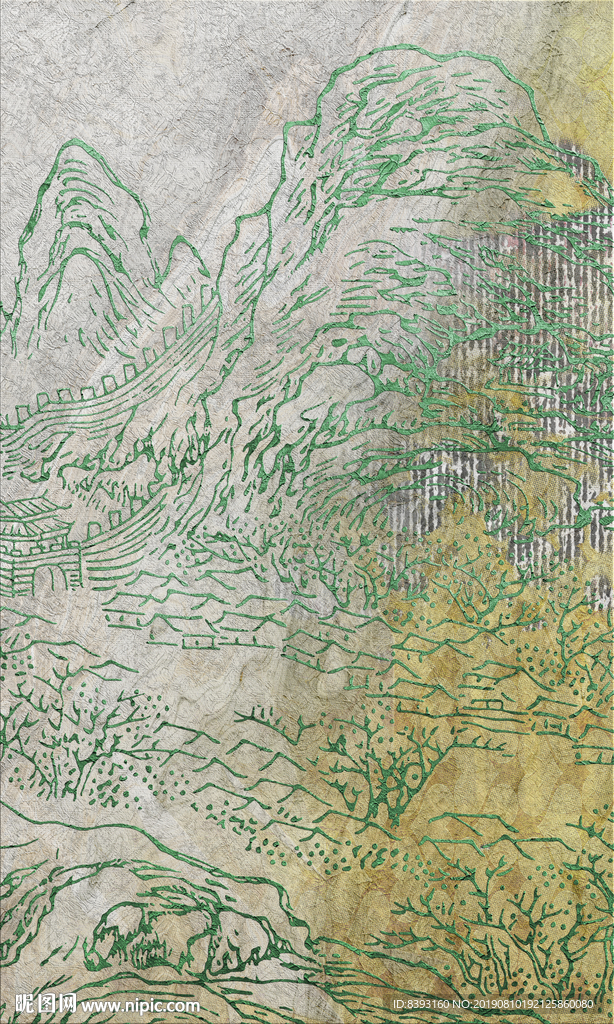 欧式油画