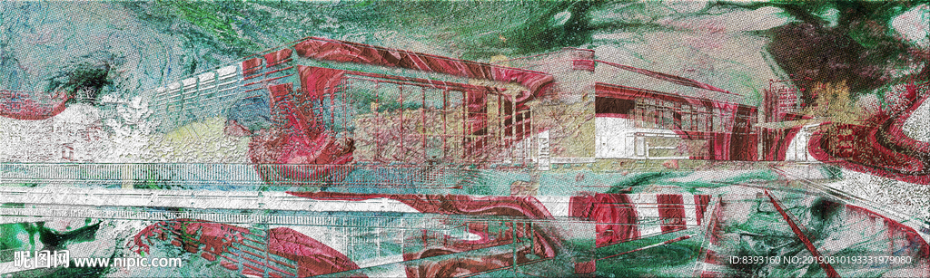 无框冰晶画