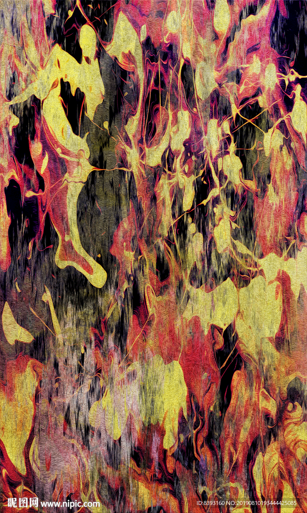 现代组合无框画