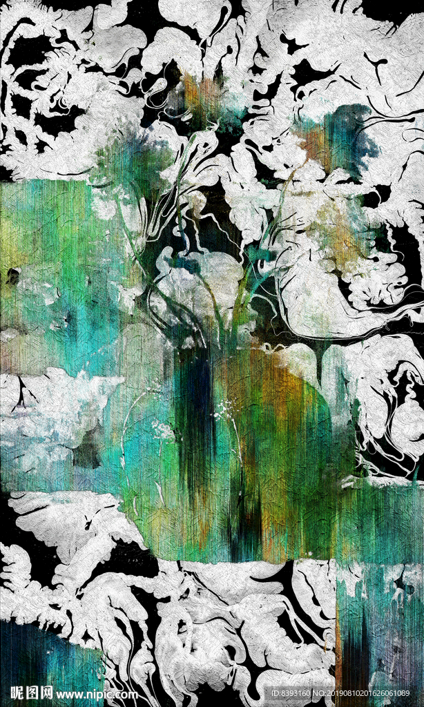 创意纹理油画