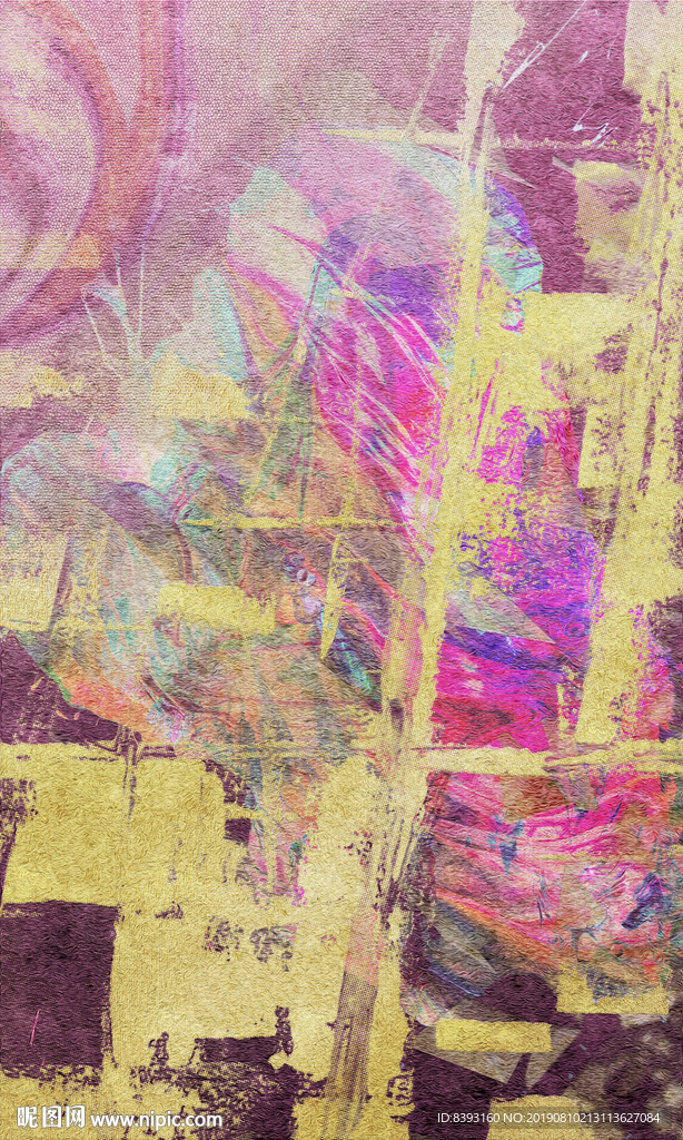 创意纹理油画