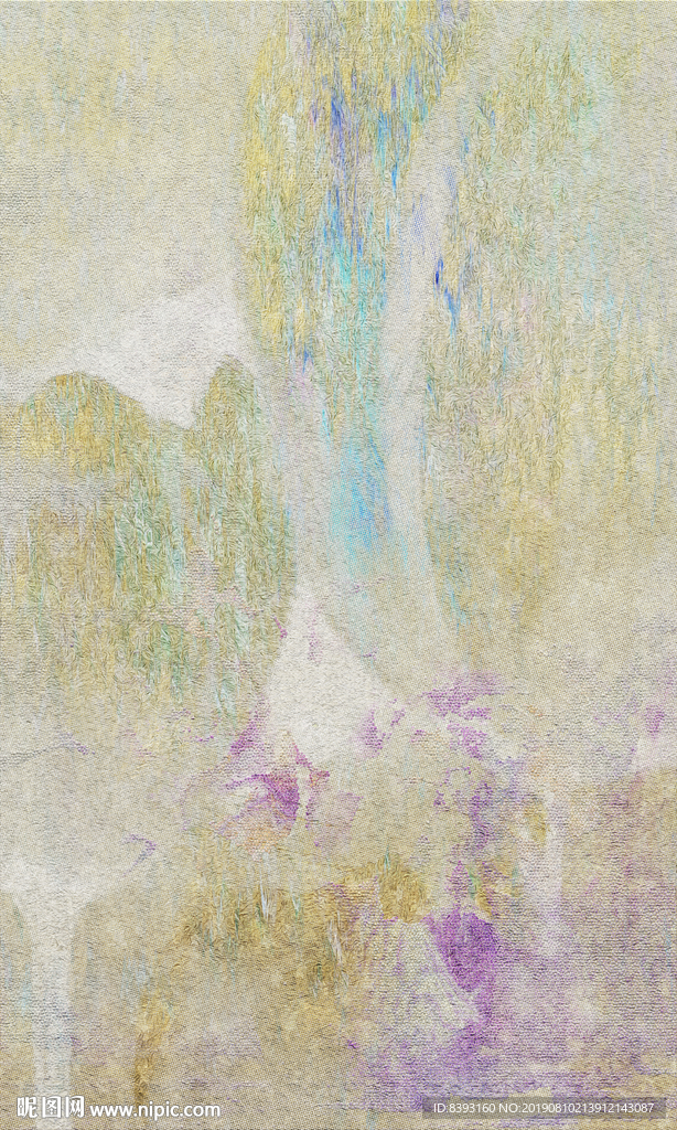 墨迹油画