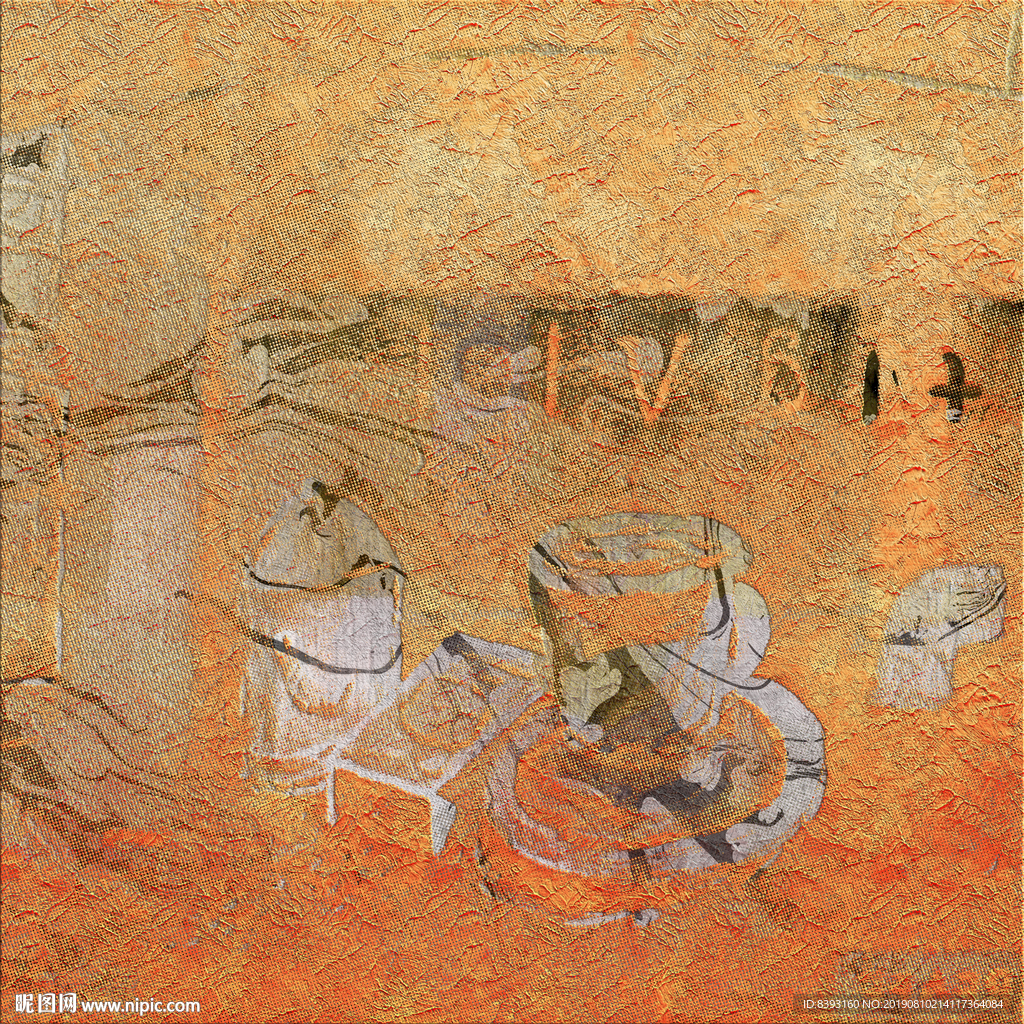 抽象山水画