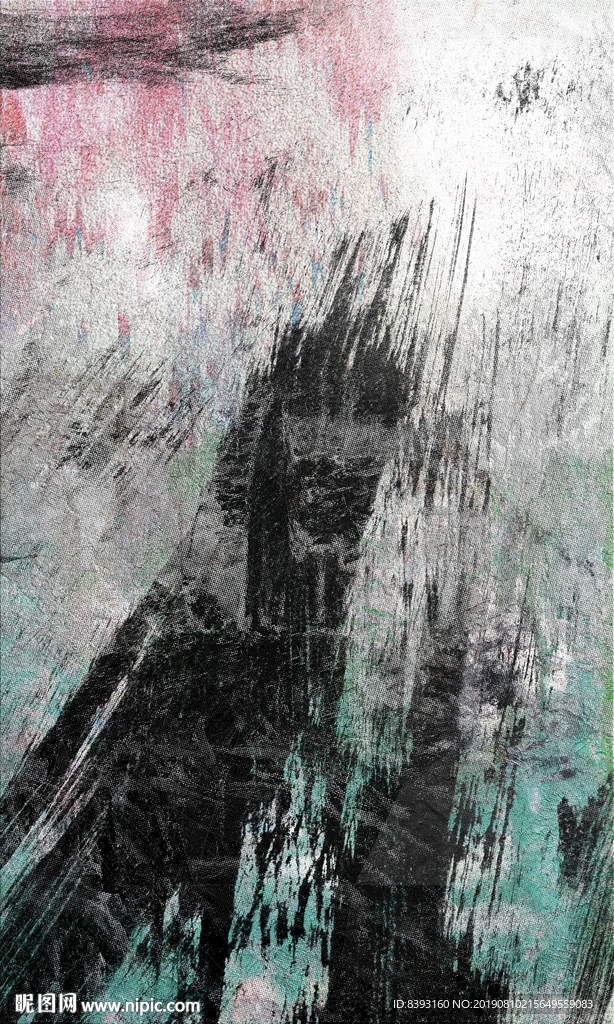 抽象无框画