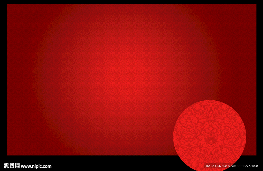 红色背景
