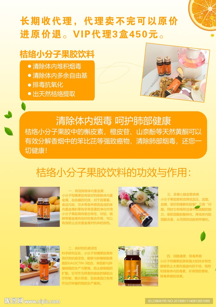 桔络宣传单