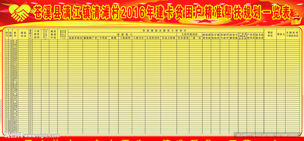 帮扶规划  展板  PSD