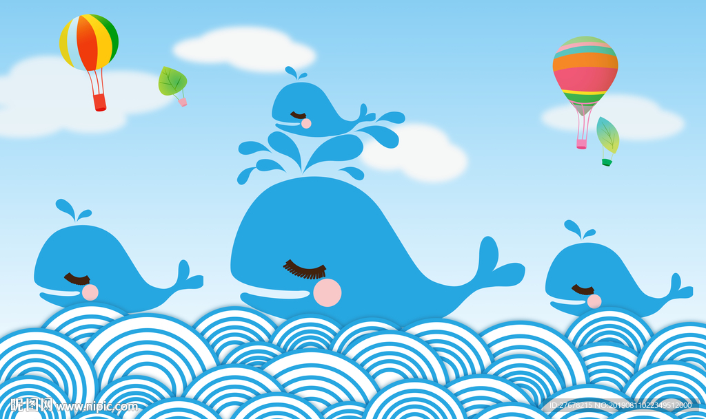 现代简约儿童背景墙