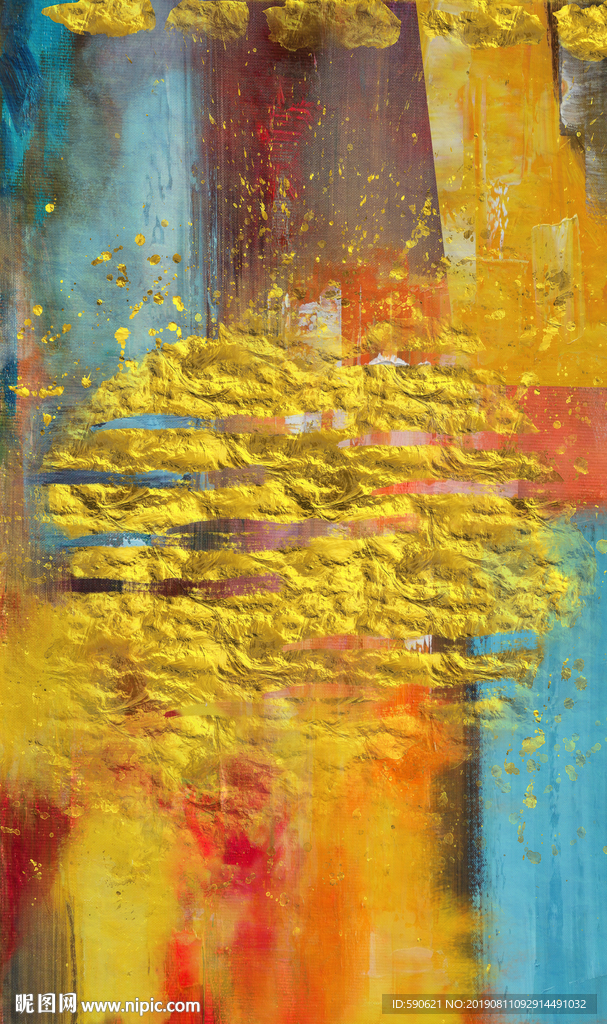 抽象油画