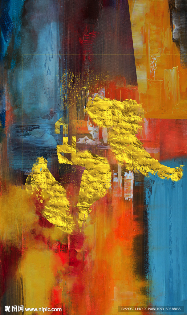 抽象油画