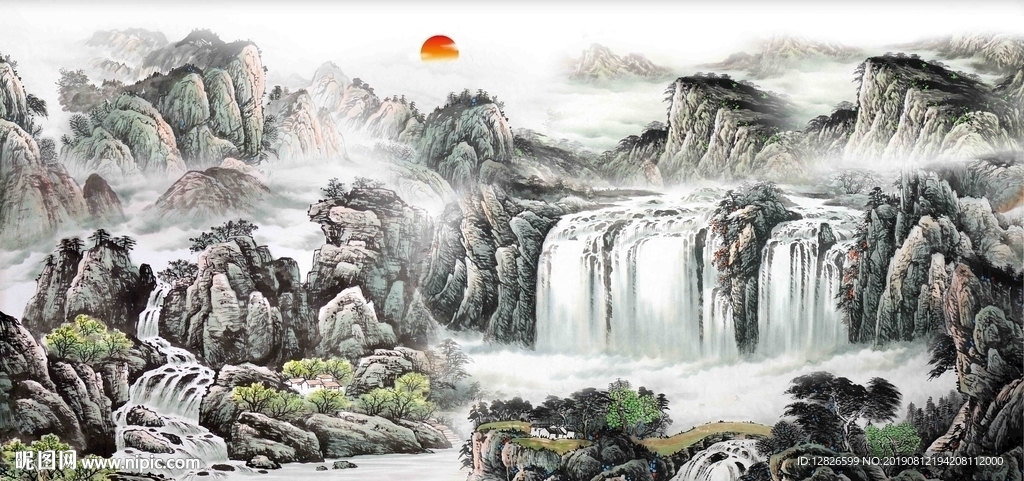 山水国画