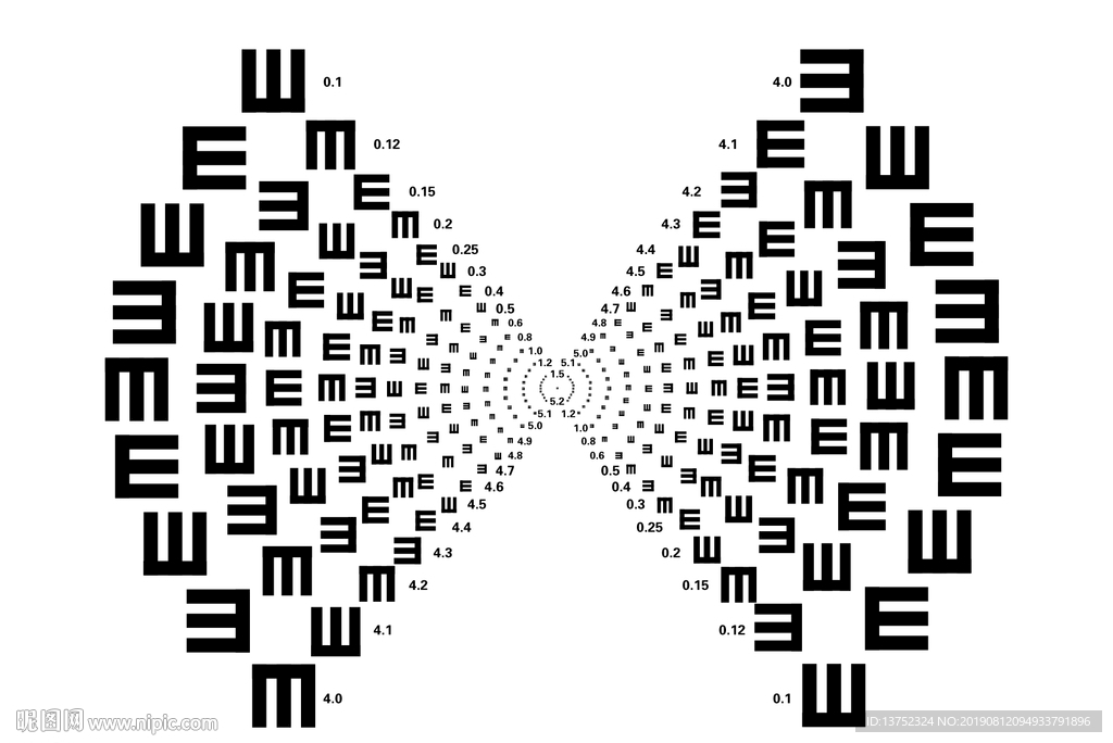 青少年视力表