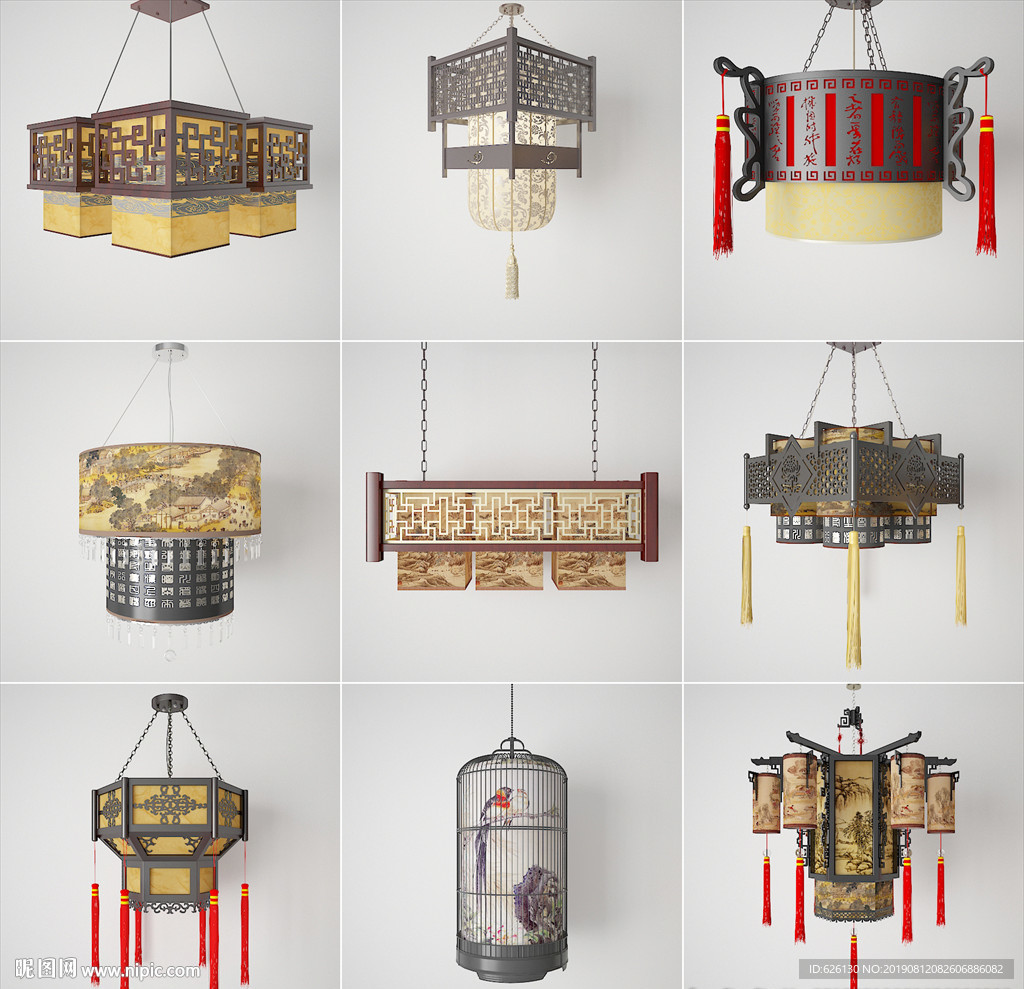 新中式吊灯