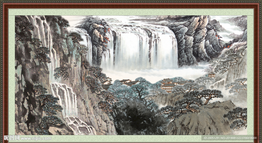 山水风景图