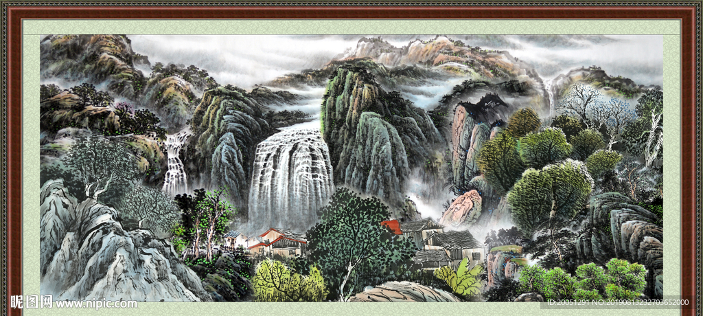 山水风景图