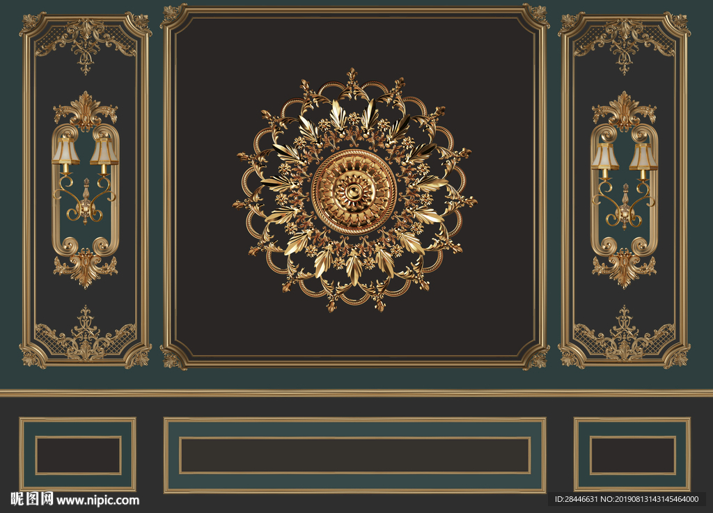 护墙板背景墙 大