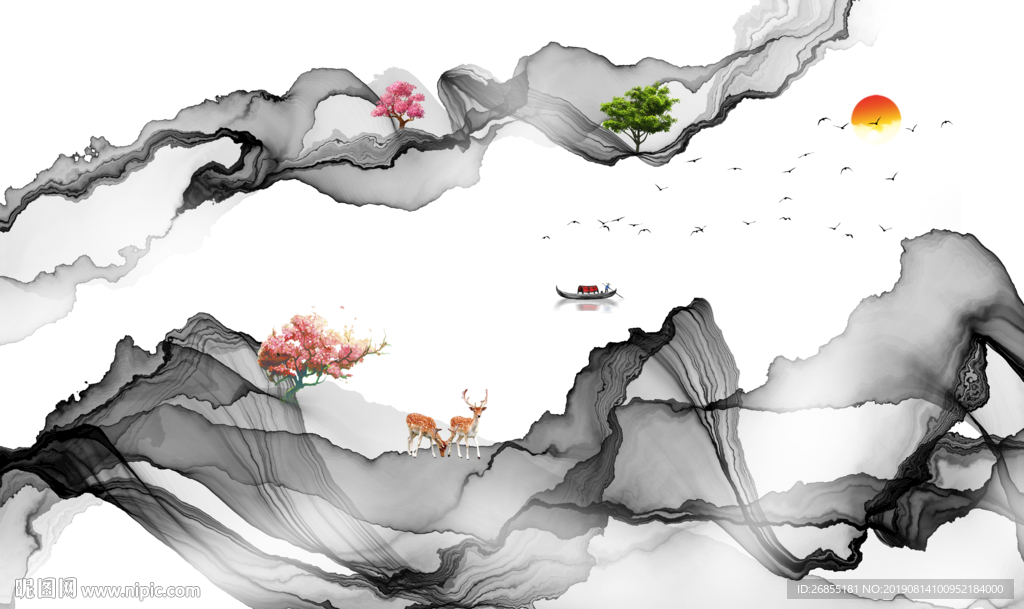 水墨画