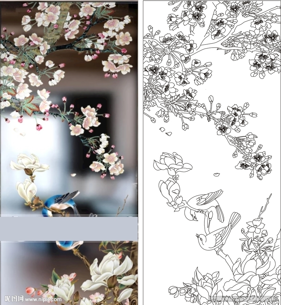 鸟语花香
