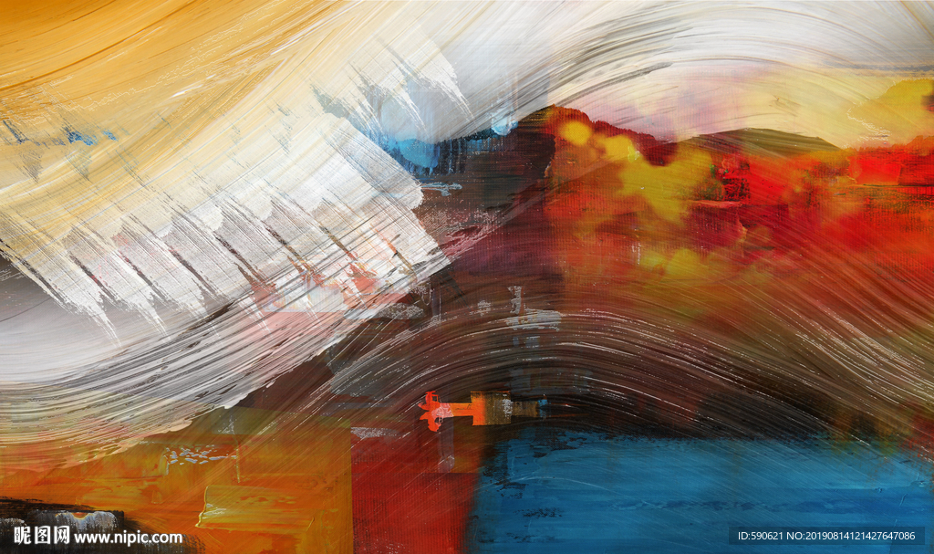 抽象油画