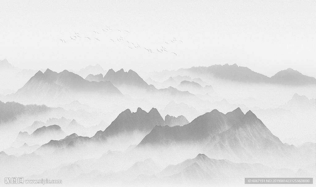 新中式山水画