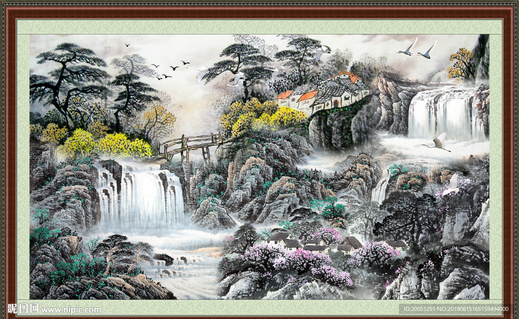 山水风景图