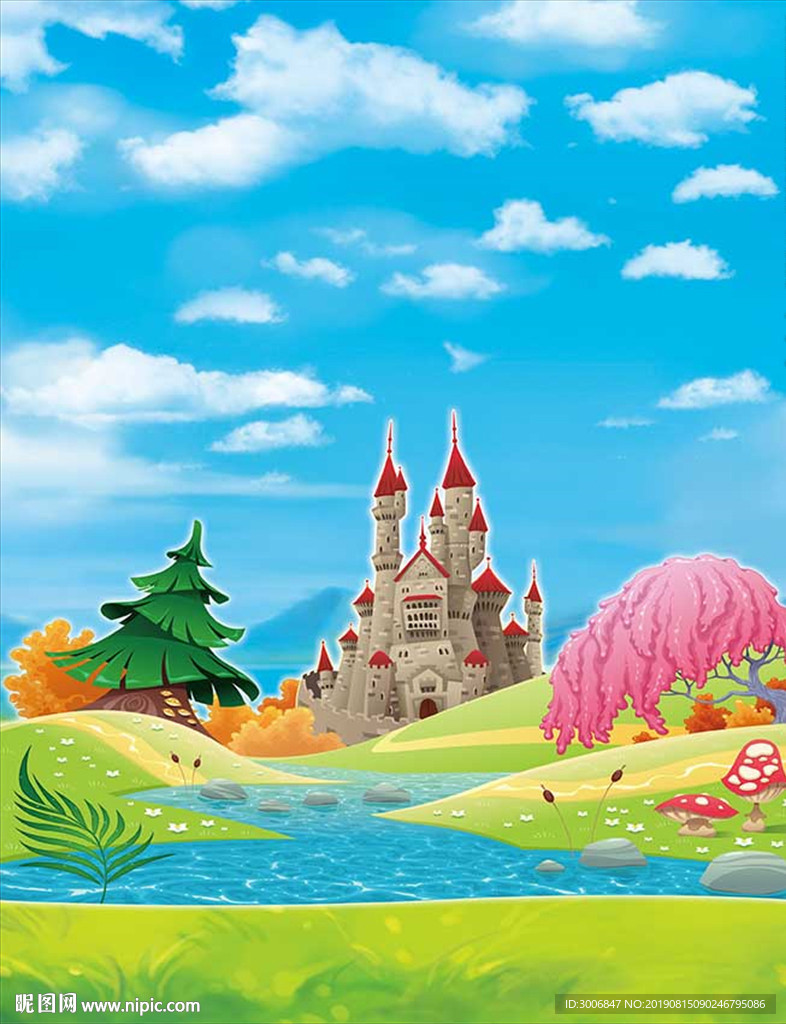 卡通风景