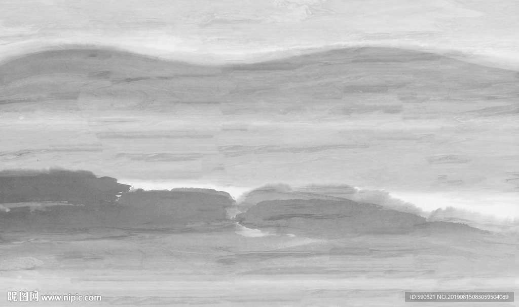 新中式国画背景墙