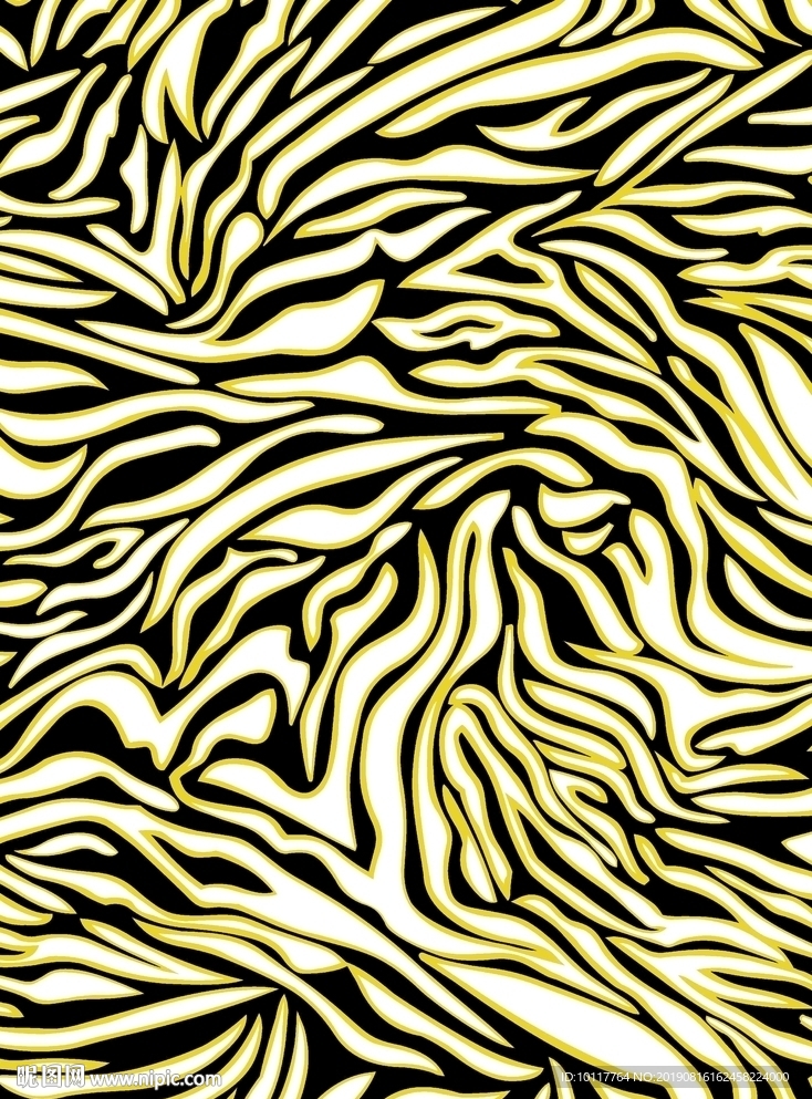 烫金斑马纹