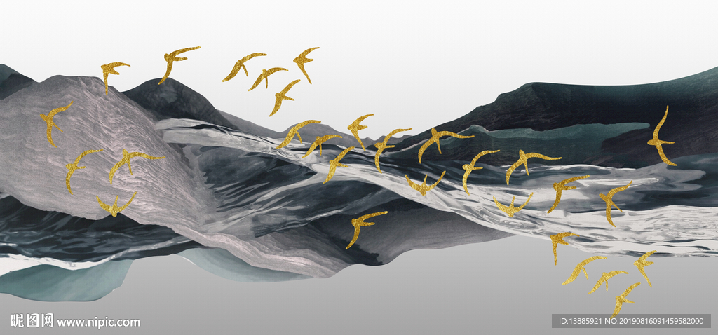 山水风景装饰画