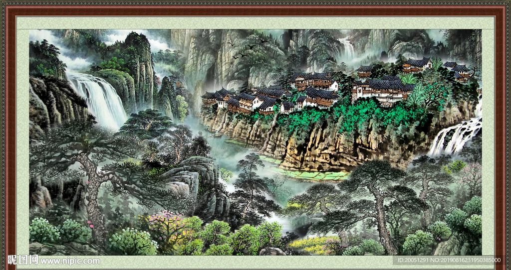 山水风景图