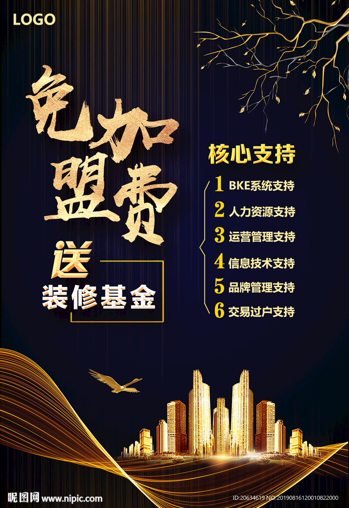 加盟海报