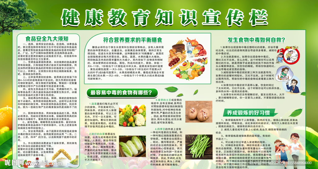 健康知识宣传栏